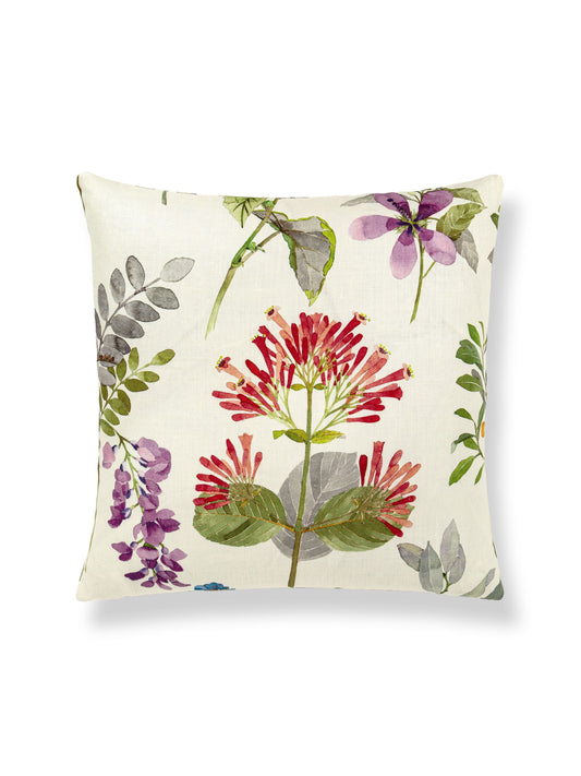 SCALAMANDRE PILLOWS   BOTANICAL / FOLIAGE 
FLORAL SQUARE    - LO 0003SDDK5016 NEW SKU # LOSDDK50160003