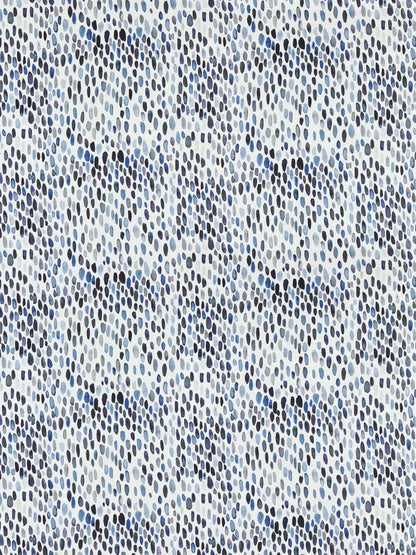 SCALAMANDRE  JAMBOREE LINEN PRINT FABRIC BLUES   - LO 00045096 NEW SKU # LO50960004