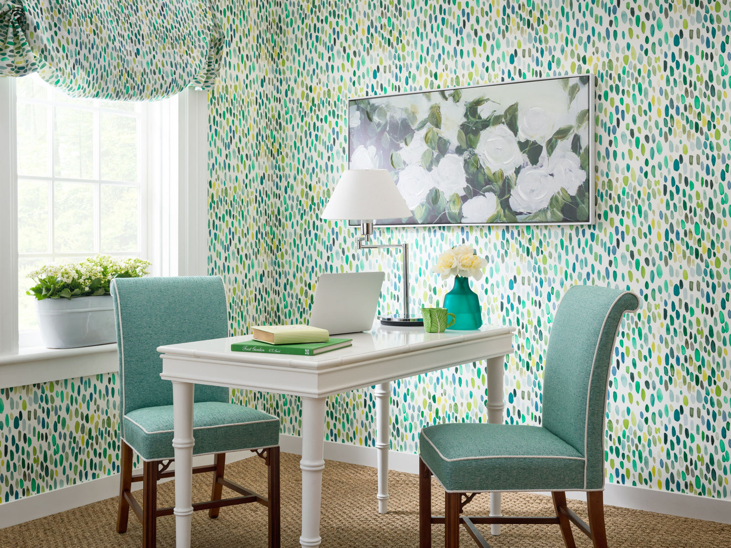 SCALAMANDRE  JAMBOREE LINEN PRINT FABRIC GRASSHOPPER   - LO 00065096 NEW SKU # LO50960006