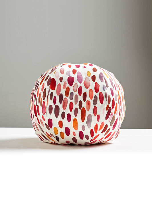 SCALAMANDRE PILLOWS   ABSTRACT 
DOTS / CIRCLES 
GRAPHIC ROUND    - LO 0007SJAMBPILL NEW SKU # LOSJAMBPILL0007