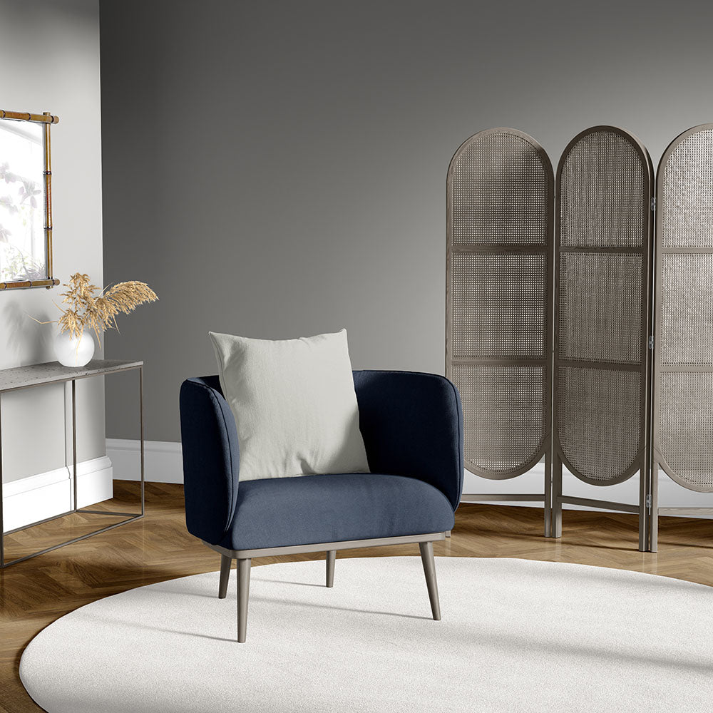 NICHOLASJOHN INC NJ-MELANIE Indigo Solid   Fabric - NJ25-2028