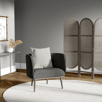 NICHOLASJOHN INC NJ-MELANIE Charcoal Solid   Fabric - NJ25-2034