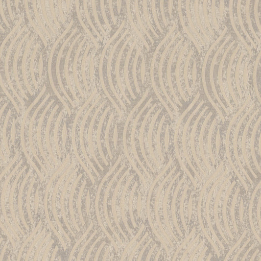 STOUT TEXTILES  MULTIPURPOSE,JACQUARD TRANSITIONAL,, ABSTRACT KHAKI,PONGEE   - LUXU-1