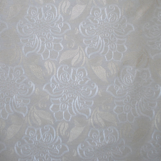 SCALAMANDRE OUTLET  FABRIC BELTRANO  FABRIC IVORY   - LU 0001P059