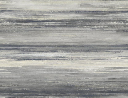 Seabrook Designs Living with Art Sunset Stripes Stripe Contemporary Grey Matte  - LW50400