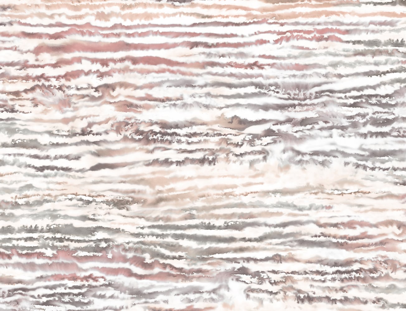 Seabrook Designs Living with Art Watercolor Waves Abstract Contemporary Pink Matte Sidewall - LW50501