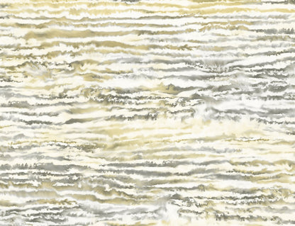 Seabrook Designs Living with Art Watercolor Waves Abstract Contemporary Gold Matte  - LW50507