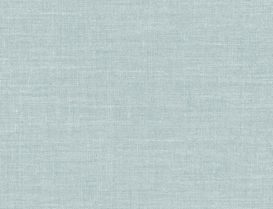 Seabrook Designs Living with Art Hopsack Embossed Vinyl Embossed Vinyl Contemporary Blue Matte Sidewall - LW51112