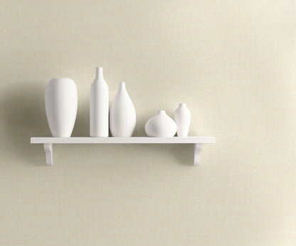 Seabrook Designs Living with Art Hopsack Embossed Vinyl Embossed Vinyl Contemporary Beige Matte  - LW51115