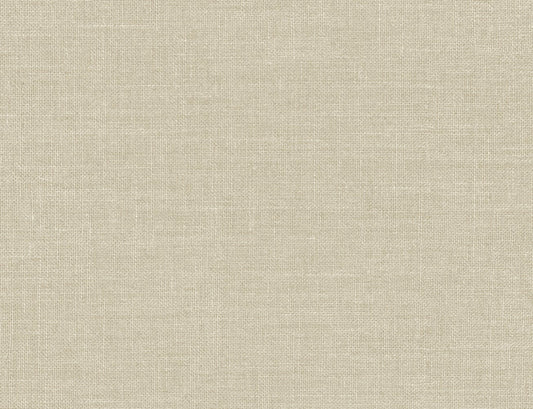 Seabrook Designs Living with Art Hopsack Embossed Vinyl Embossed Vinyl Contemporary Tan Matte Sidewall - LW51116