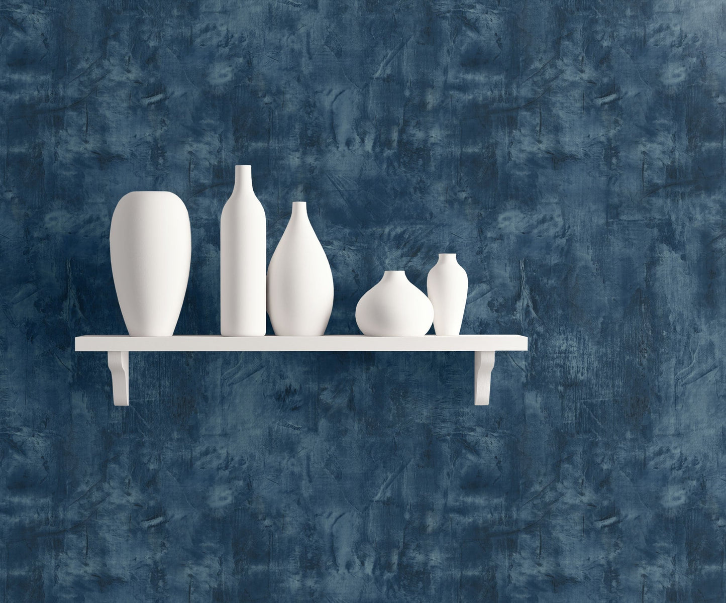 Seabrook Designs Living with Art Rustic Stucco Faux Faux Contemporary Blue Matte  - LW51702