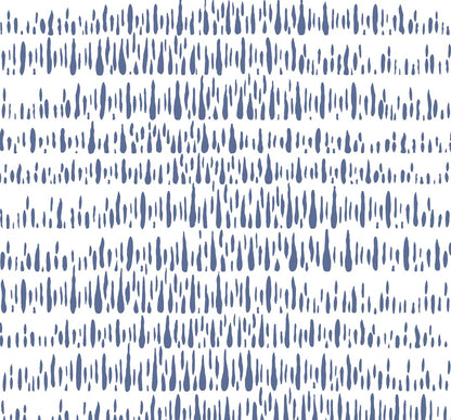 Seabrook Designs Living with Art Brush Marks Fabric Abstract Contemporary Blue Matte Fabric - LW52102F