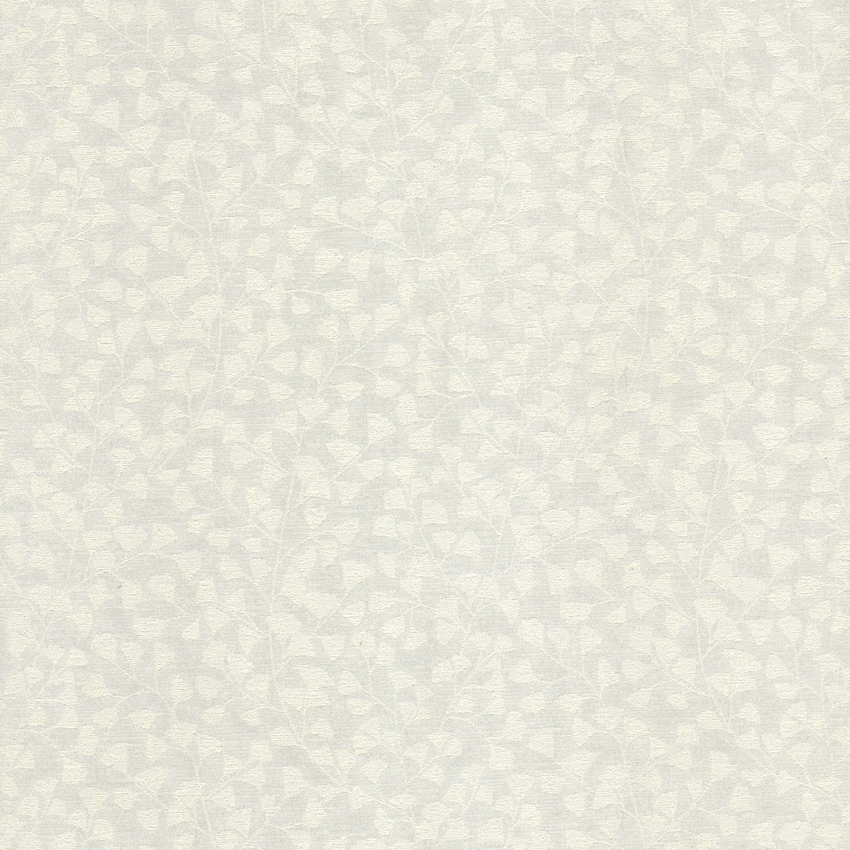 STOUT TEXTILES  DRAPERY,JACQUARD TRANSITIONAL,, LEAF EGGSHELL,IVORY   - LYNB-3