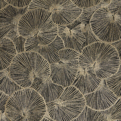 KRAVET DESIGN EMBROIDERY BOTANICAL & FLORAL GOLD,BLACK,   - LZ-30357.05.0