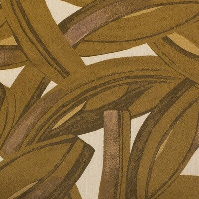 KRAVET COUTURE  BOTANICAL & FLORAL GOLD,BROWN,YELLOW   - LZ-30413.05.0