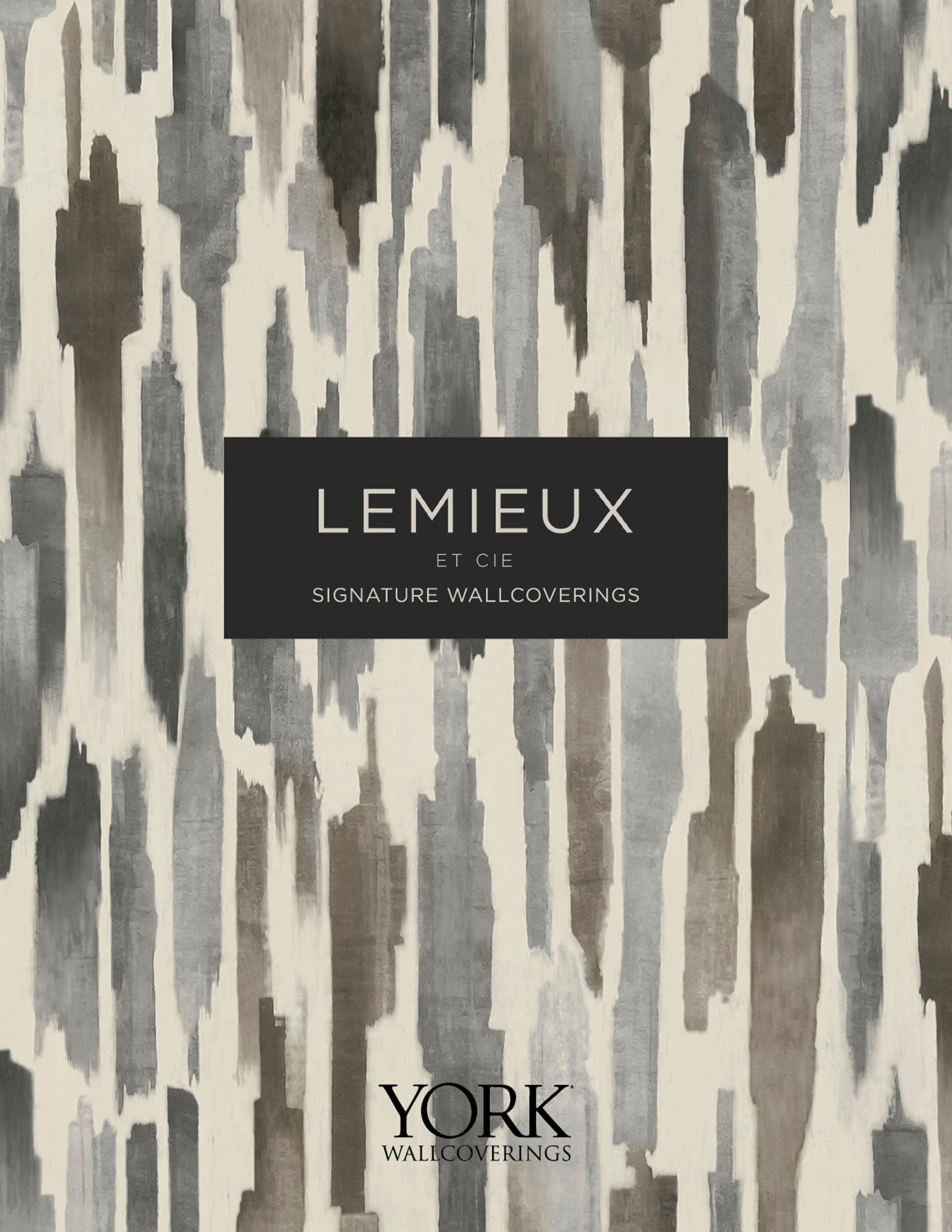 York Wallcoverings Lemieux et Cie Signature Rousseau Paperweave Indigo Wallpaper Bohemian Geometrics Blues   - LM5344