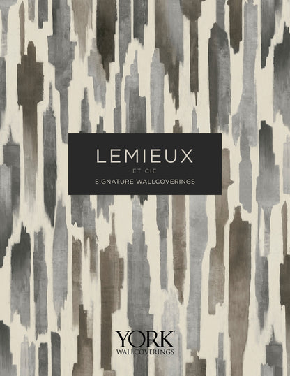 York Wallcoverings Lemieux et Cie Signature Tachette Sky Blue Wallpaper Kitchen and Bath Geometrics Blues   - LM5421