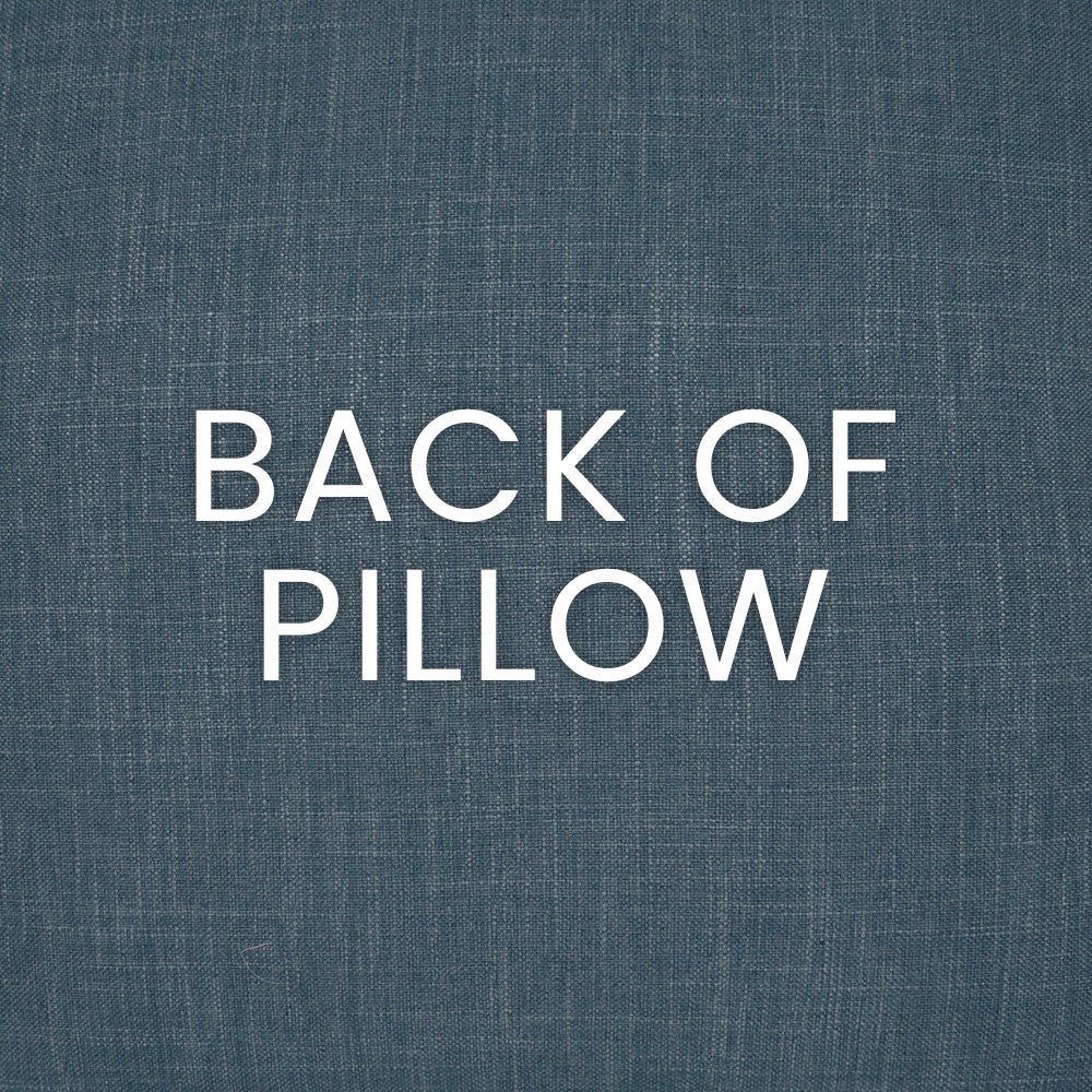 D.V. KAP HOME   24" x 24" Camilla Pillow - Sky Floral, Traditional, Embroidery    - 4199-S-2424