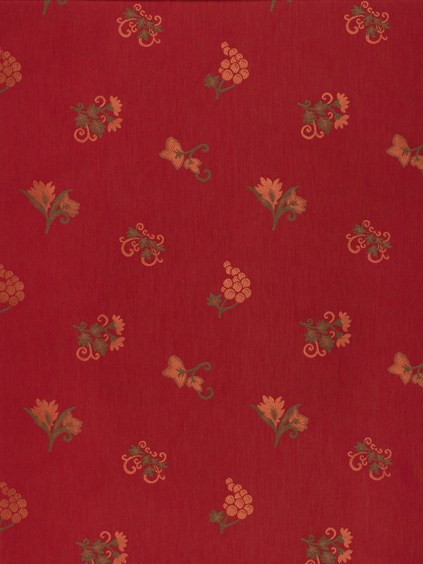 SCALAMANDRE OUTLET  FABRIC SAMARCANDA FIORI  FABRIC RED   - M0 00041348