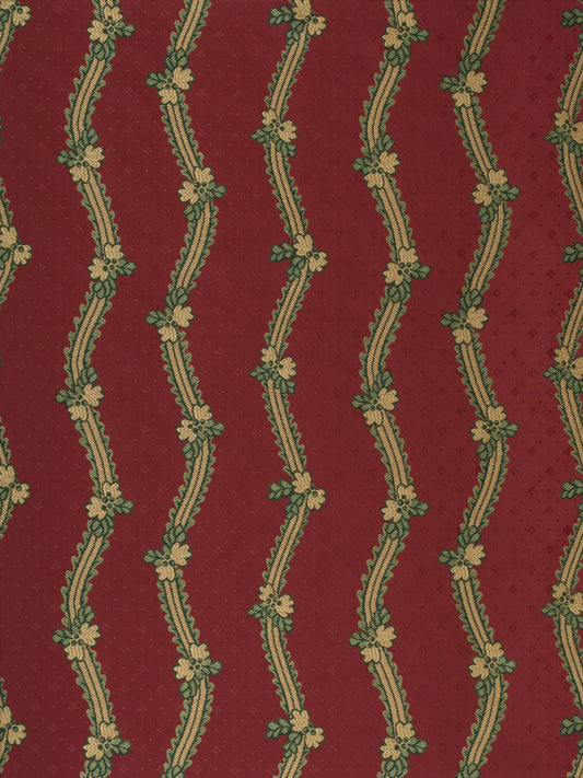 SCALAMANDRE OUTLET  FABRIC STRIPED TIEPOLO  FABRIC RED   - M0 00051398 NEW SKU # M013980005