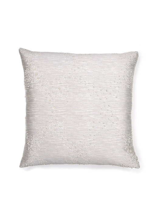SCALAMANDRE PILLOWS   DIAMOND / OGEE 
DOTS / CIRCLES SQUARE    - M1 0001PEARLPILL NEW SKU # M1PEARLPILL0001