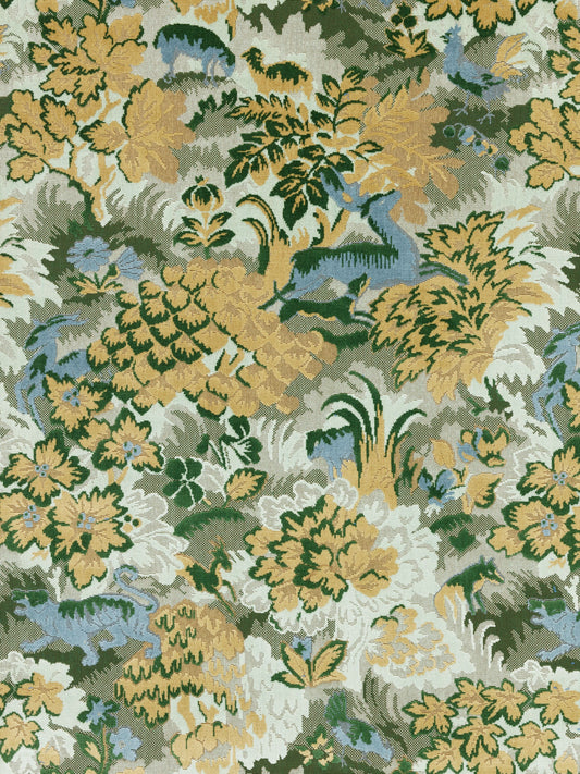 SCALAMANDRE  TAILS TALE FABRIC FOREST   - M1 00020264