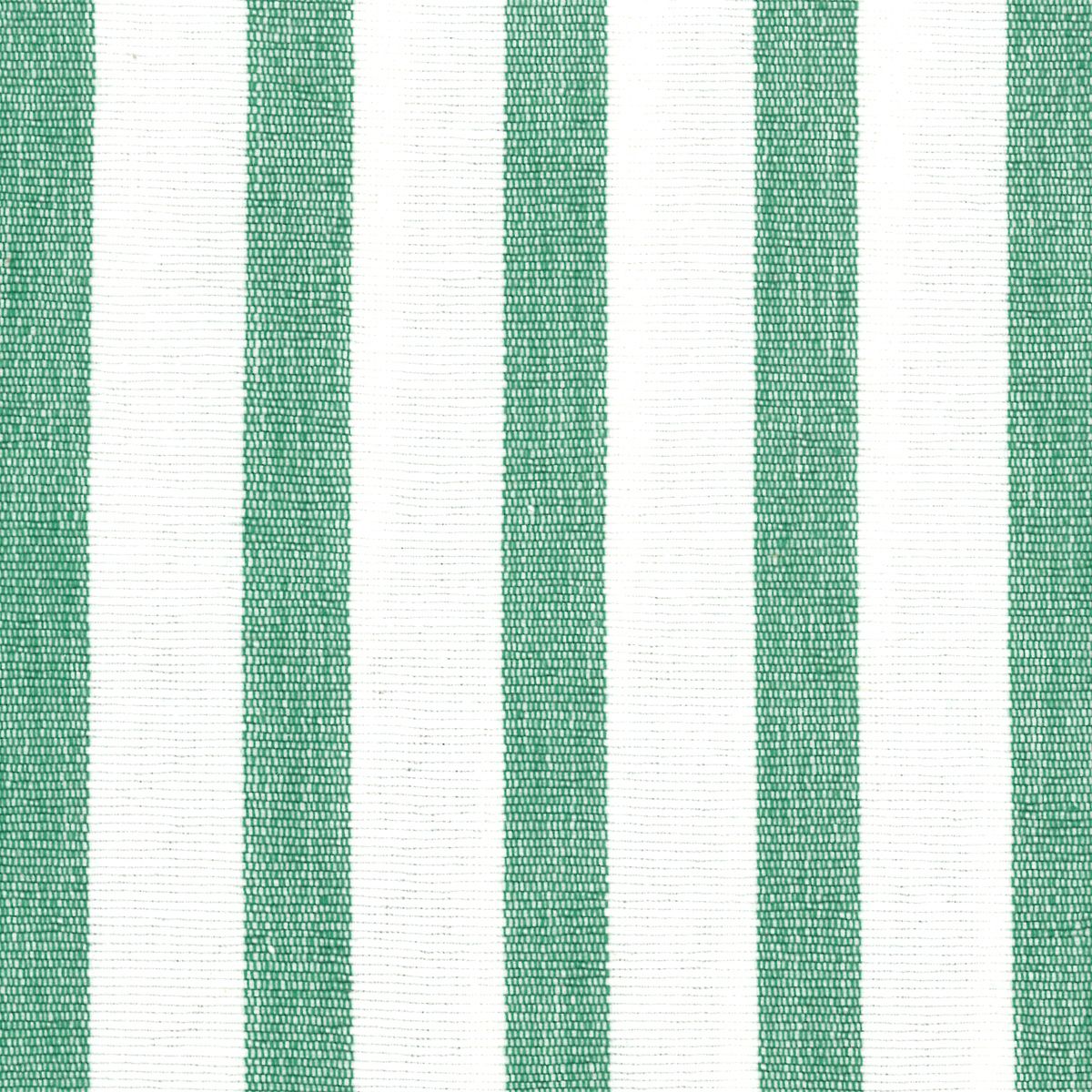 SCALAMANDRE OUTLET  FABRIC MASCOT STRIPE  FABRIC EMERALD   - M4 00061450