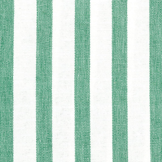 SCALAMANDRE OUTLET  FABRIC MASCOT STRIPE  FABRIC EMERALD   - M4 00061450