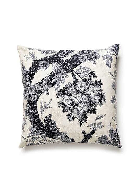 SCALAMANDRE PILLOWS   FLORAL SQUARE    - M7 0002SUMMPILL NEW SKU # M7SUMMPILL0002