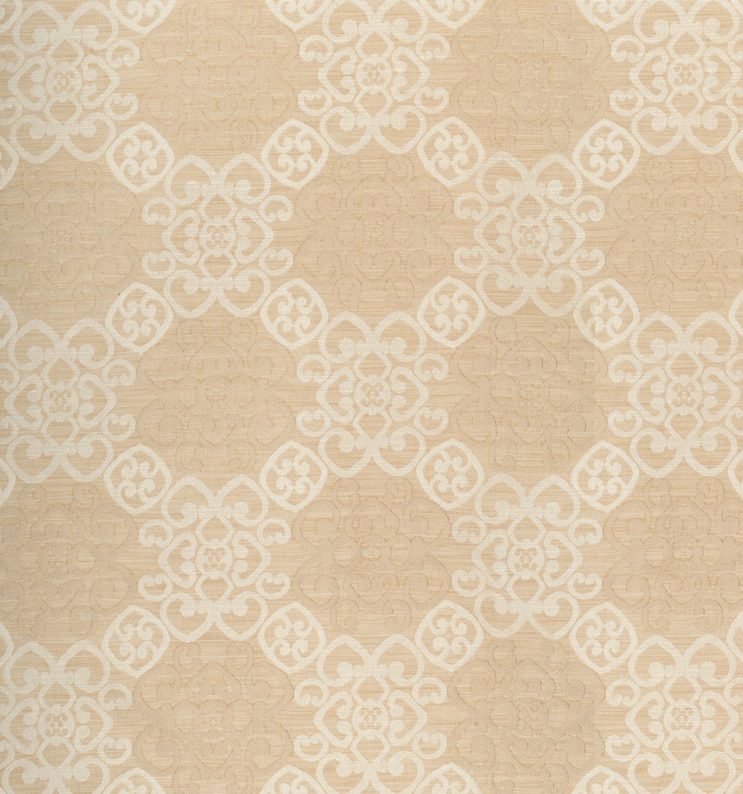 SCALAMANDRE OUTLET  FABRIC CHARLEVOIX  FABRIC LIGHT TAN   - M8 00019138 NEW SKU # M891380001