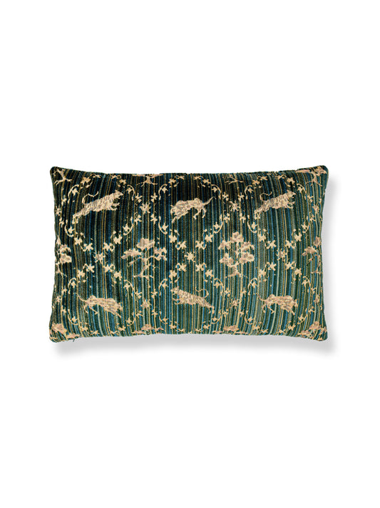 SCALAMANDRE PILLOWS    LUMBAR    - M8 0001LBDKSANT NEW SKU # M8LBDKSANT0001