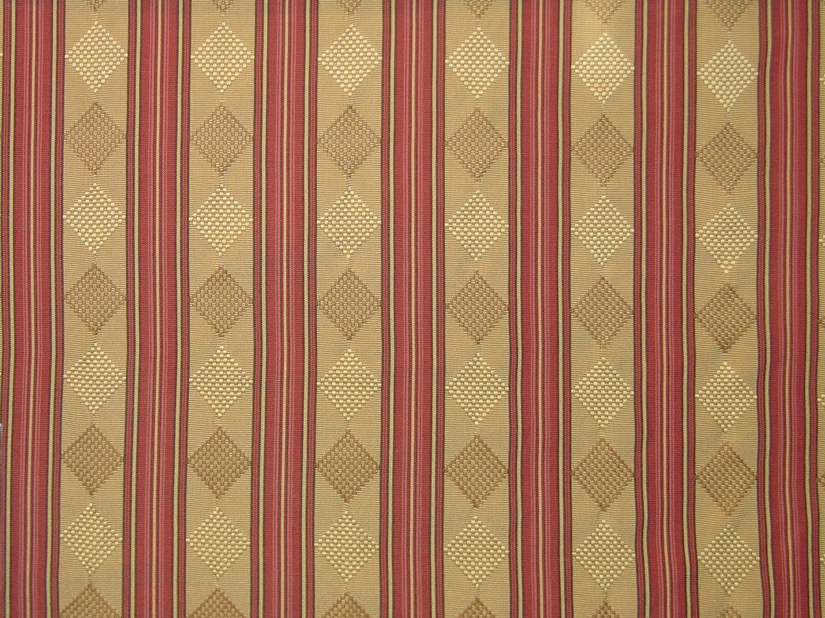SCALAMANDRE OUTLET  FABRIC LANCASTER  FABRIC RED   - M8 00021967 NEW SKU # M819670002