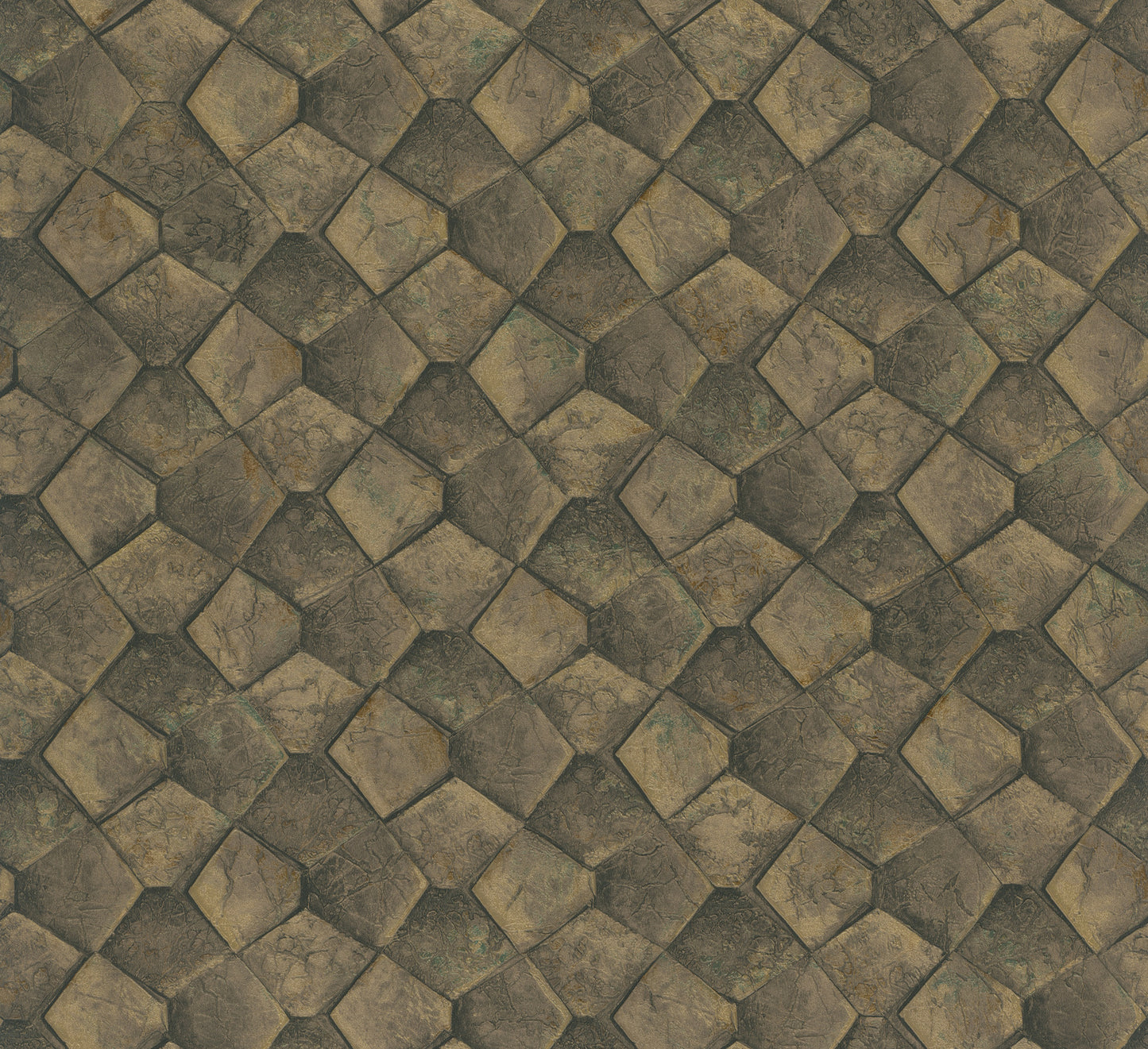 York Wallcoverings Antonina Vella Waterford Gold Tiled Wallpaper Graphics Traditional Gold  Wallpaper - MA34909