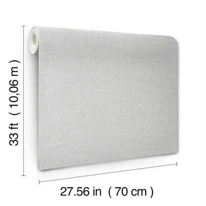 York Wallcoverings Antonina Vella Highland Tweed Grey Faux Fabric Wallpaper Graphics Traditional Grey  Wallpaper - MA34911