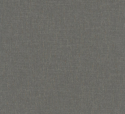 York Wallcoverings Antonina Vella Highland Tweed Charcoal Faux Fabric Wallpaper Graphics Traditional Charcoal  Wallpaper - MA34916