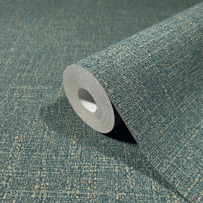 York Wallcoverings Antonina Vella Highland Tweed Dark Blue Faux Fabric Wallpaper Graphics Traditional Dark Blue  Wallpaper - MA34917