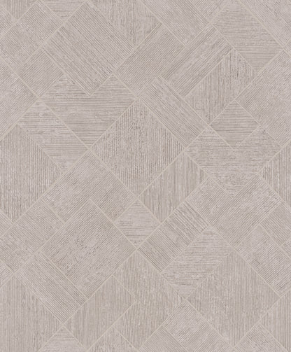 York Wallcoverings Antonina Vella Marquetry Grey Tile Wallpaper Graphics Traditional Grey  Wallpaper - MA35510