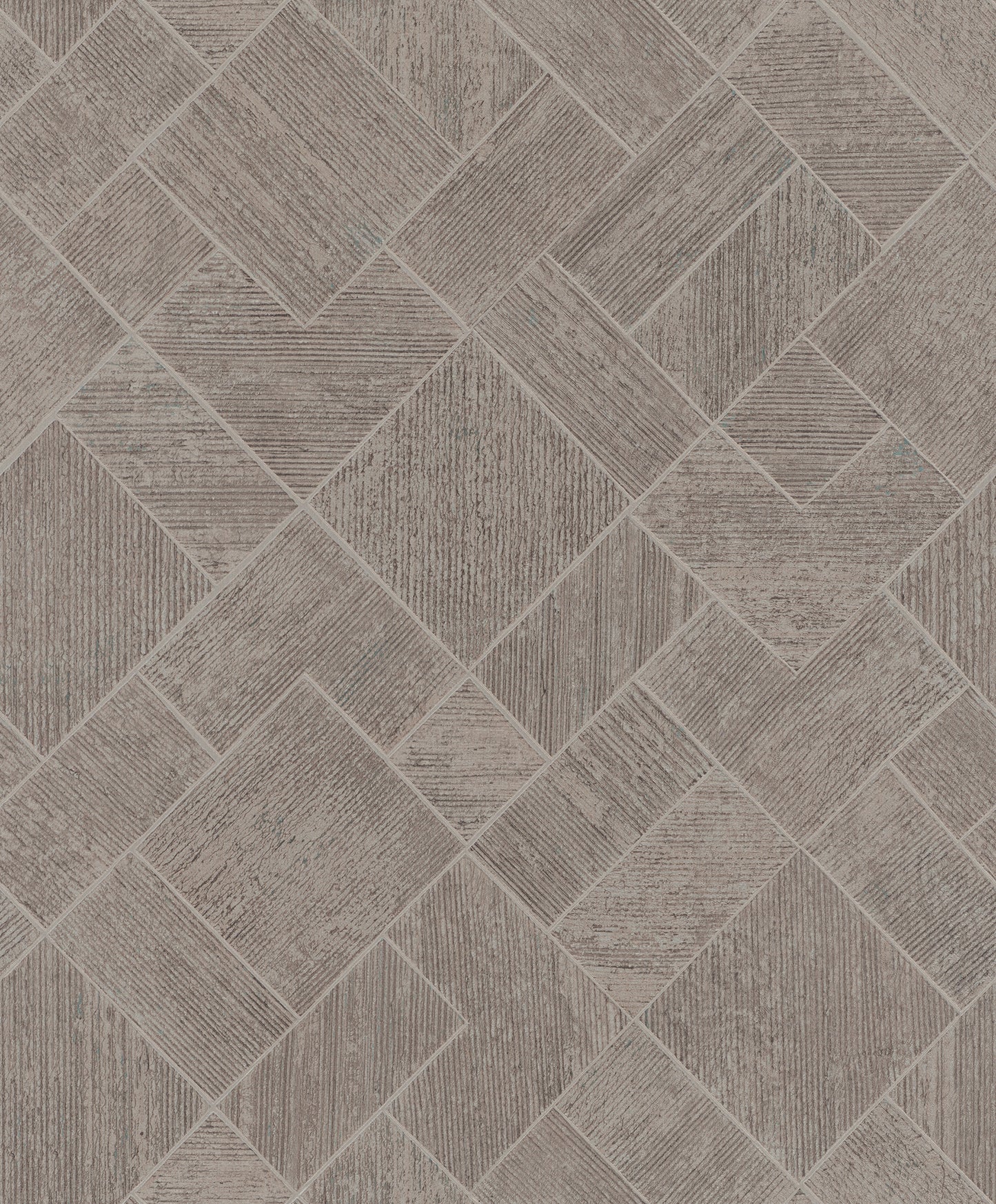 York Wallcoverings Antonina Vella Marquetry Taupe Tile Wallpaper Graphics Traditional Taupe  Wallpaper - MA35511