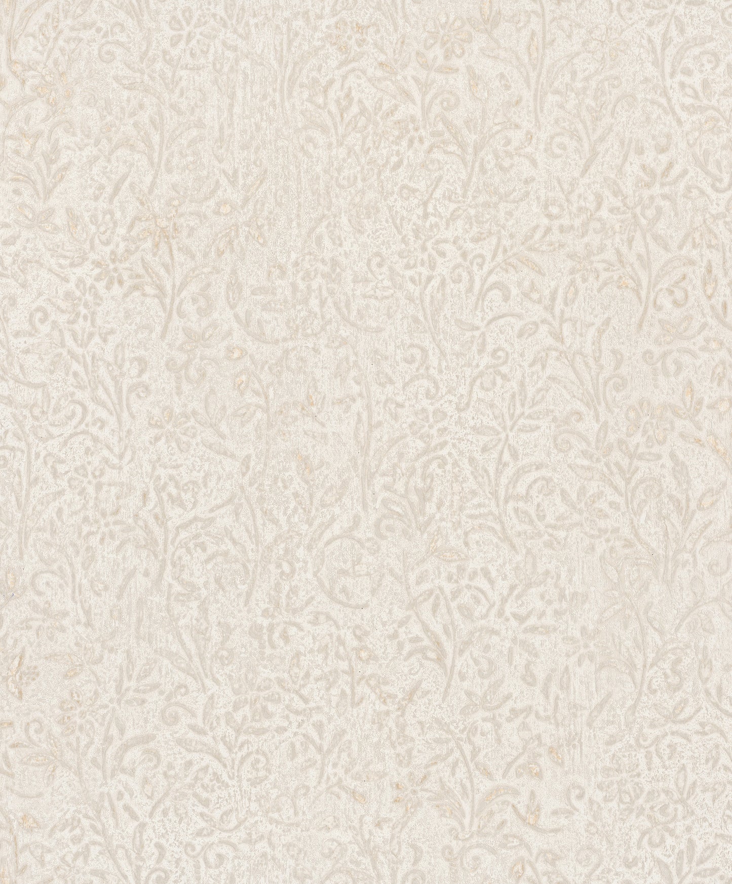 York Wallcoverings Antonina Vella Sculpted Floral Beige Relief Wallpaper Botanical Traditional Beige  Wallpaper - MA35531