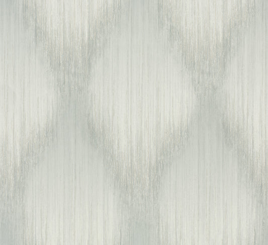 York Wallcoverings Antonina Vella Starfall Sage Metallic Ikat Wallpaper Graphics Traditional Sage  Wallpaper - MA35803