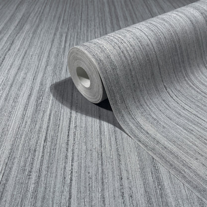 York Wallcoverings Antonina Vella Indra Grey Striated Wallpaper Graphics Traditional Grey  Wallpaper - MA35839