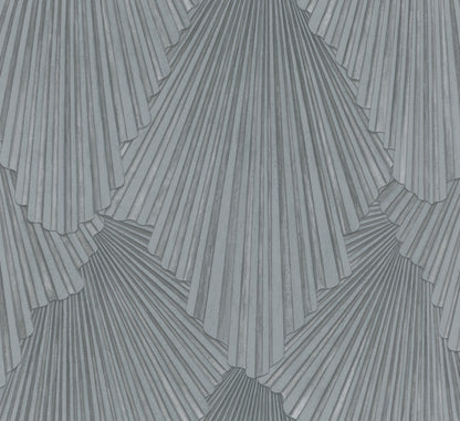 York Wallcoverings Antonina Vella Lumiere Pewter Deco Geo Wallpaper Graphics Traditional Pewter  Wallpaper - MA35849