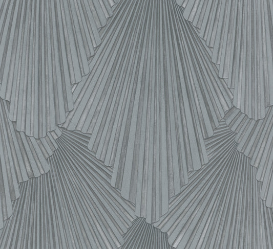York Wallcoverings Antonina Vella Lumiere Pewter Deco Geo Wallpaper Graphics Traditional Pewter  Wallpaper - MA35849