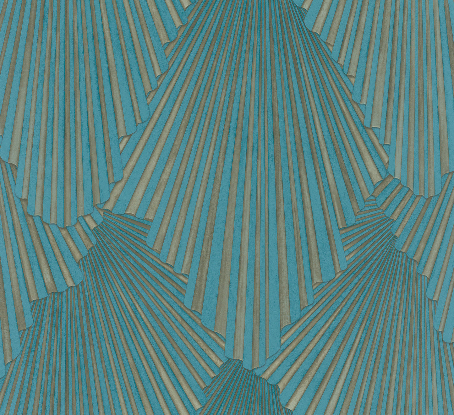 York Wallcoverings Antonina Vella Lumiere Teal Deco Geo Wallpaper Graphics Traditional Teal  Wallpaper - MA35850