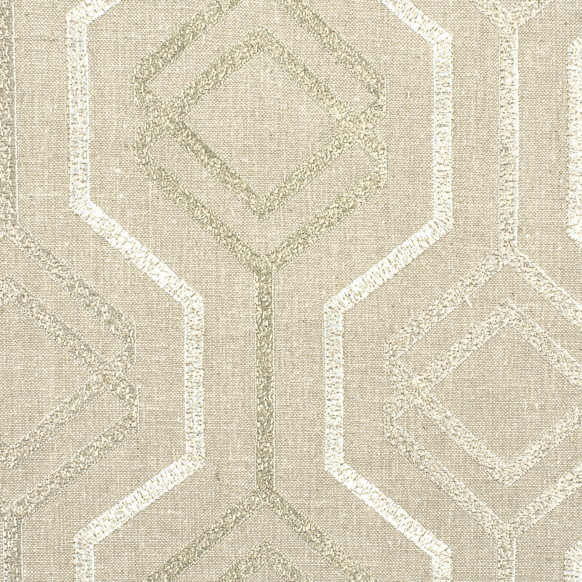 STOUT TEXTILES  MULTIPURPOSE,EMBROIDERIES TRANSITIONAL,, GEOMETRIC BURLAP,FLAX,JUTE,LINEN   - MAGI-2