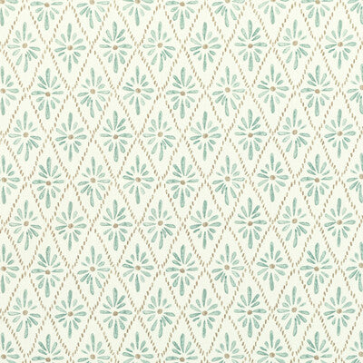 KRAVET BASICS PRINT GEOMETRIC WHITE,TEAL,TEAL   - MALINA.135.0