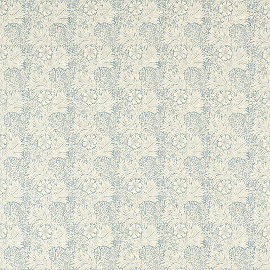 MORRIS & CO Marigold Fabric Contemporary, Floral Mineral Blue   - MAMB227102