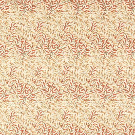 MORRIS & CO Willow Bough Fabric Leaves , Trees Russet,Wheat   - MAMB227110