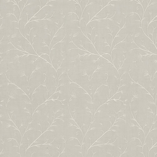 STOUT TEXTILES  DRAPERY,EMBROIDERIES TRADITIONAL, FLORAL OATMEAL   - MANH-1