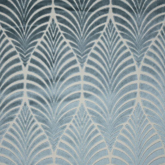 STOUT TEXTILES  UPHOLSTERY,VELVET TRANSITIONAL,, GEOMETRIC AQUA   - MAPL-2